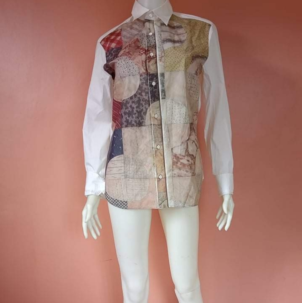 JOHN GALLIANO VINTAGE BUTTON DOWN SHIRT SIZE 44/s